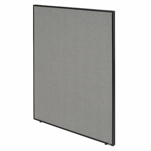 Global Industrial 36-1/4W x 60H Office Partition Panel, Gray 238635GY - main